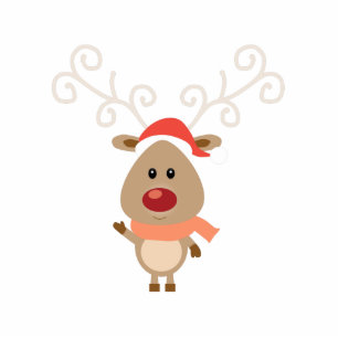 Porte-clé Photo Sculpture Bande dessinée mignonne de renne