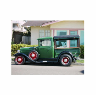 Porte-clé Photo Sculpture Camion antique - PHOTOSCULPTURE