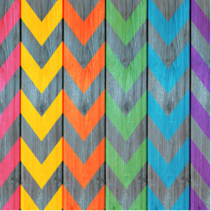 Porte-clé Photo Sculpture Chevron Motif On Wood Texture par Shirley Taylor