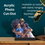 Porte-clé Photo Sculpture Faites de vous une photo personnalisée unique<br><div class="desc">Faites votre propre sculpture photo personnalisée conçue par vous. Ajoutez simplement votre propre photo ou oeuvre d'art. odée cadeau parfait - disponible comme une statue,  porte - clé,  aimant,  ornement suspendu et plus - sculptures photo de Ricaso</div>