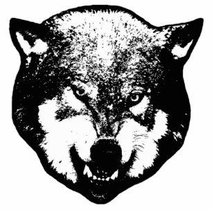 Porte-clé Photo Sculpture Loup