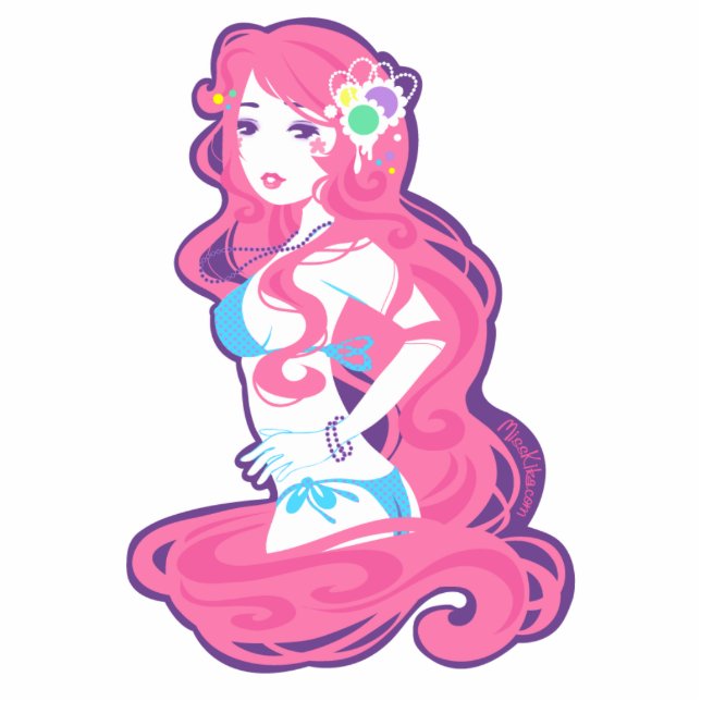 Porte-clé Photo Sculpture Mlle Taffy (Devant)