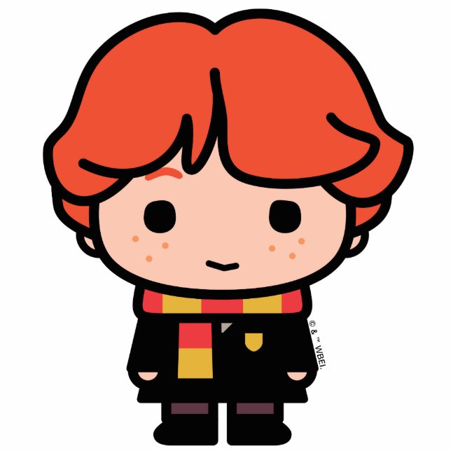 Porte-clé Photo Sculpture Ron Weasley Cartoon Character Art (Devant)