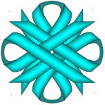 Porte-clé Photo Sculpture Ruban de trèfle bleu/Turquoise par Kenneth Yoncich<br><div class="desc">Bleu clair / Turquoise ruban de fermeture,  Porte - clé. Image Copyright (C) Kenneth Kenji Yoncich. Tous droits réservés.</div>