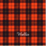 Porte-clé Photo Sculpture Tartan d'écossais de plaid de clan de Wallis<br><div class="desc">Une belle conception basée sur le vrai tartan écossais</div>