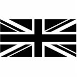 Porte-clé Photo Sculpture Union Jack ~ Noir et Blanc<br><div class="desc">Il s'agit d'une découpe en acrylique de n'importe quelle chose offerte, une épingle, une porte-clé, un ornement, un aimant ou une sculpture et certains d'entre eux dans différentes tailles. Ils peuvent être des ornements d'arbres, des charmes de porte-monnaie, ou portés à travers une boucle de ceinture. Même accroché à votre...</div>