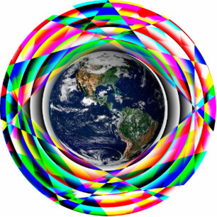 Porte-clé Photo Sculpture Vibes de la Terre par Kenneth Yoncich