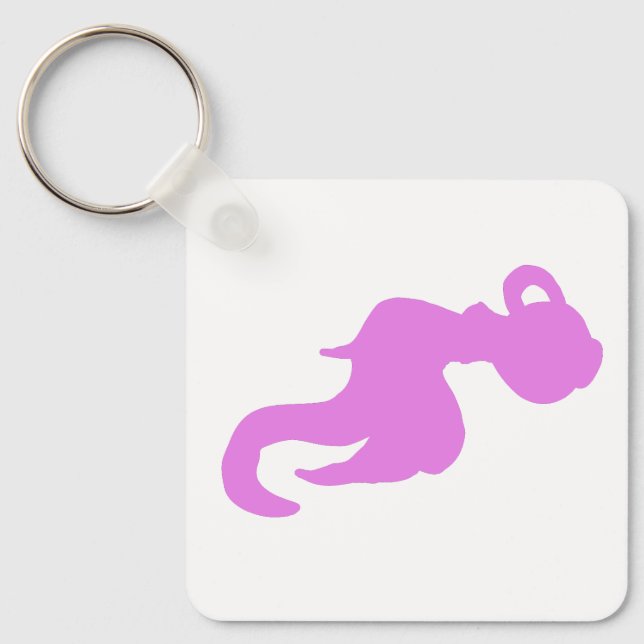 Porte-clé Zodiaque Verseau Rose – Douce (Recto)