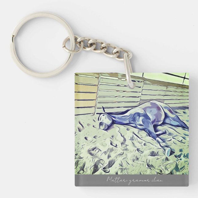 PORTE-CLEFS グラマーちゃんイラスト風アクリル (Devant)