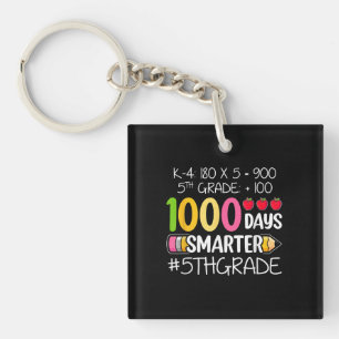 Porte-clefs 1000 Jours Étudiant enseignant de 5e année