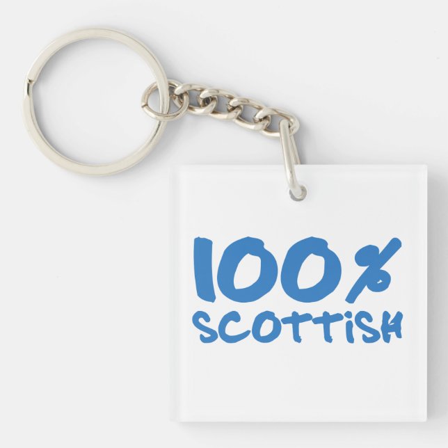 Porte-clefs 100% Écossais (Devant)