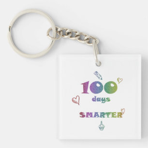 Porte-clefs 100 jours Porte - clé intelligent - 100e jour d'éc