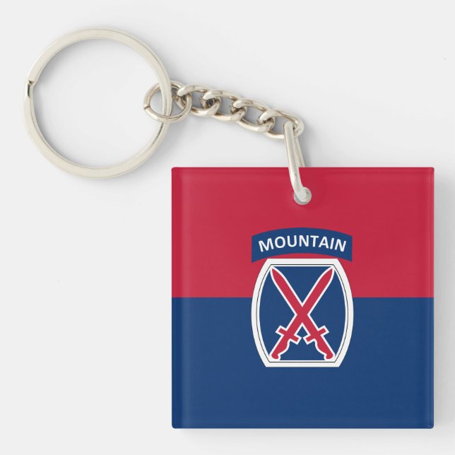 Porte-clefs 10e division de montagne (Devant)