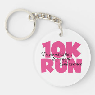 Porte-clefs 10K Run Sport Rose