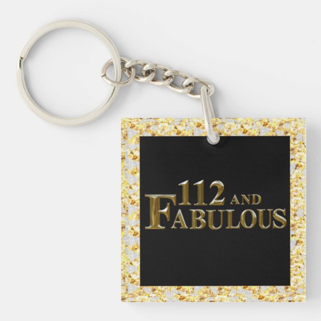 Porte-clefs 112 Anniversaire  (Devant)