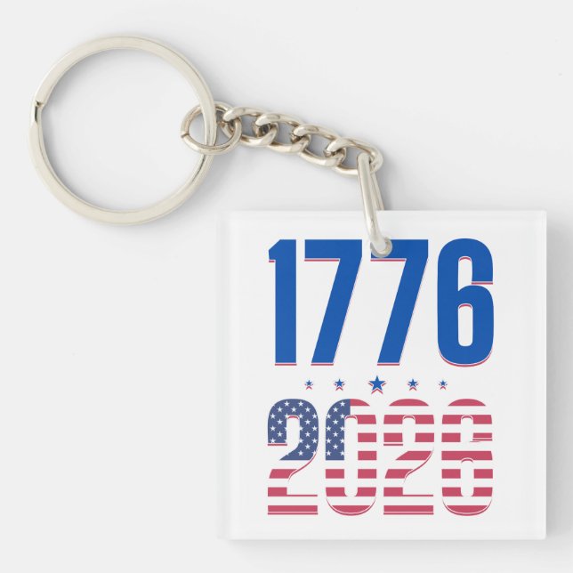 Porte-clefs 1776 2026 250 ans de liberté  (Devant)