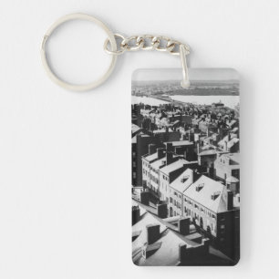 Porte-clefs 1859 : La ville de Boston, le Massachusetts