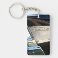 1957 Bel Air de Chevy - aileron de queue - porte -