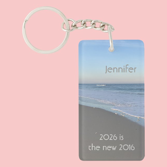 Porte-clefs 2026 is the new 2016 Beach with Name (Créateur téléchargé)