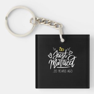 Porte-clefs 20e anniversaire du Mariage