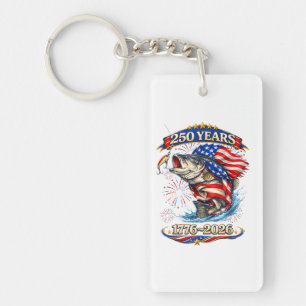 Porte-clefs 250 Ans 1776-2026 Pêche à la truite