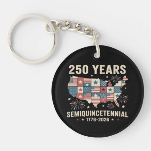 Porte-clefs 250e anniversaire de l'indépendance des États-Unis