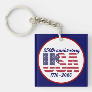 Porte-clefs 250e anniversaire semiquincentenaire des États-Uni