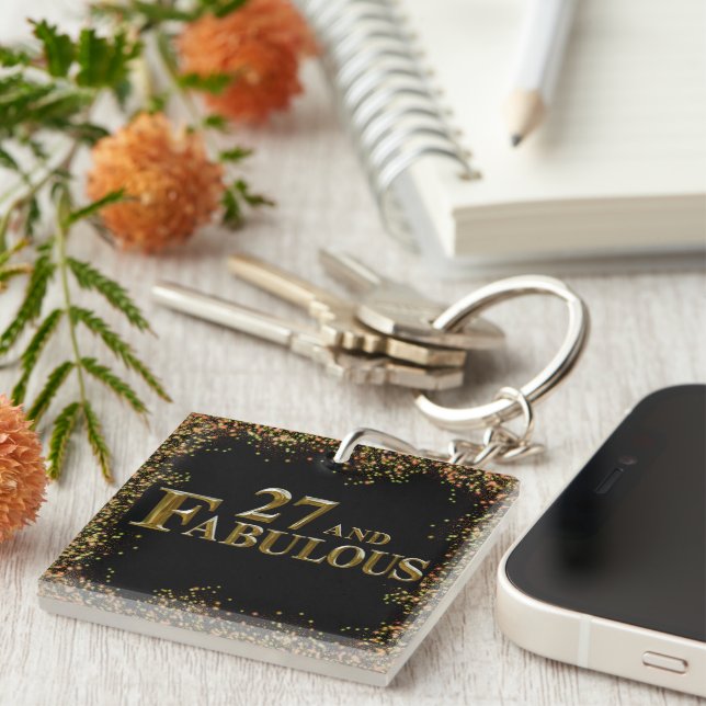 Porte-clefs 27e anniversaire  (Devant Droit)