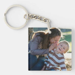 Porte-clefs 2 Photo personnalisé 