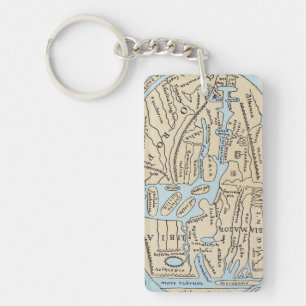 Porte-clefs 2ème siècle de CARTE du MONDE