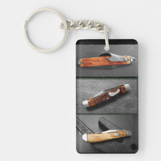 Porte-clefs 3 couteaux Vintages