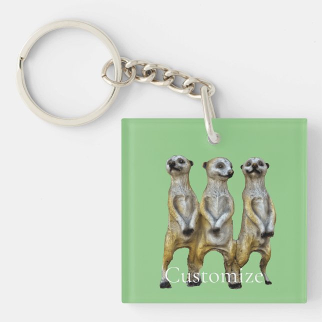 Porte-clefs 3 Meerkats debats Thunder_Cove (Devant)