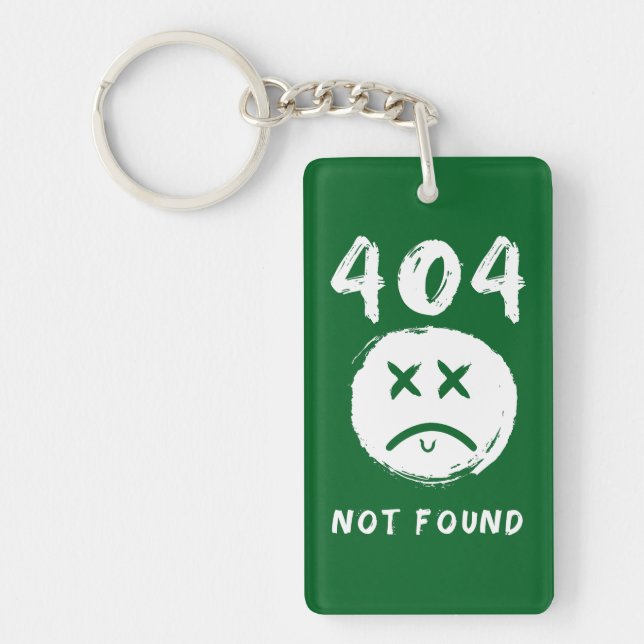 Porte-clefs 404 introuvable (Devant)