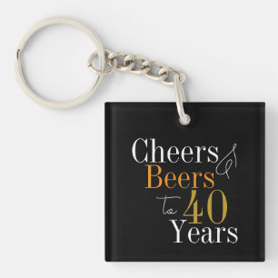 Porte-clefs 40e anniversaire Soeurs et fête des bières Faveur