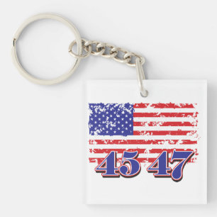 Porte-clefs 45-47 Président TRump