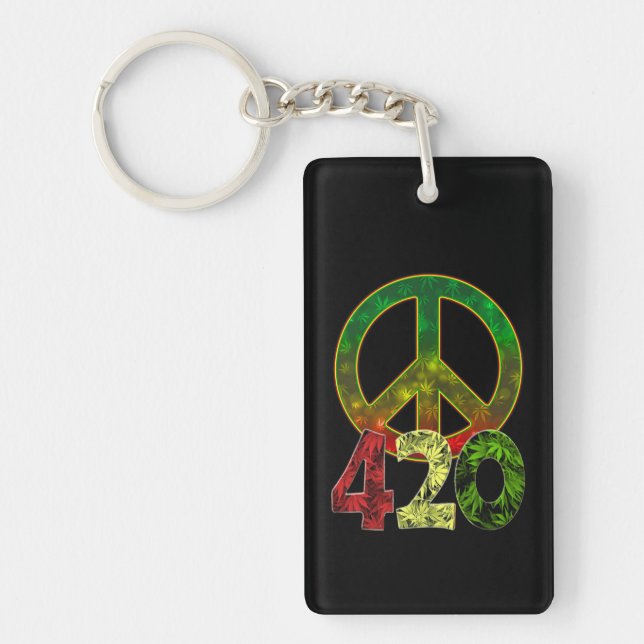 Porte-clefs 4 20 Paix (Devant)