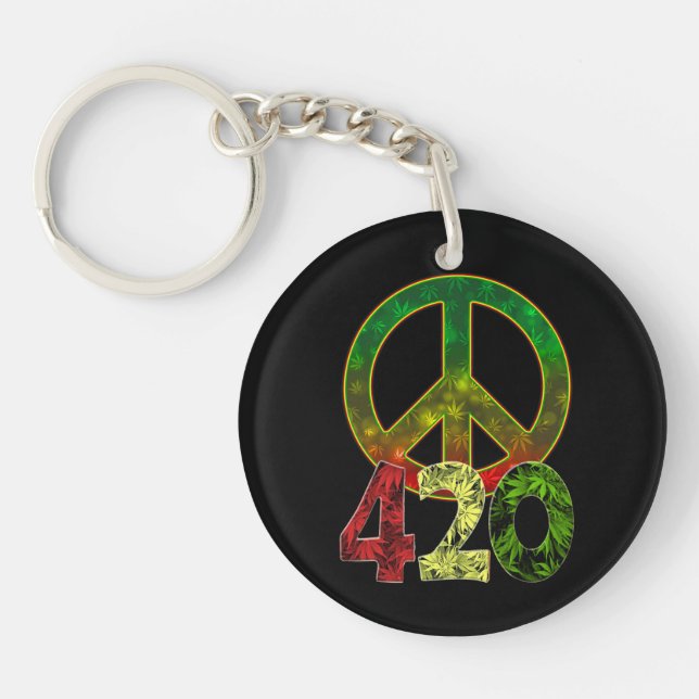 Porte-clefs 4 20 Paix (Devant)