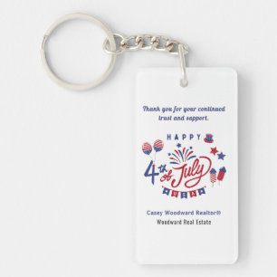 Porte-clefs 4 JUILLET USA   Appréciation du marketing immobili