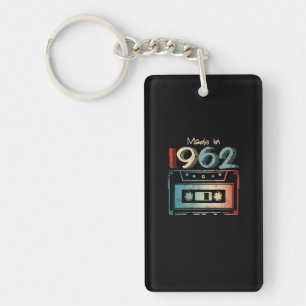 Porte-clefs 60 Cadeaux Anniversaire Année Vieux Fabriqué en 19
