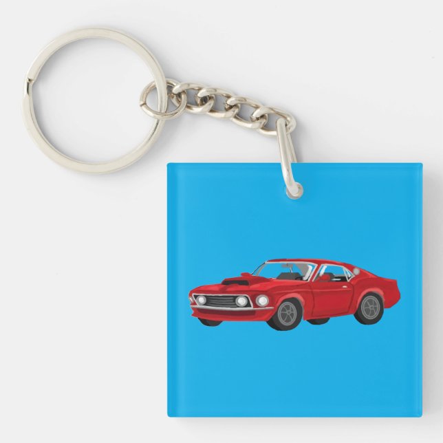 Porte-clefs 60´s muscle car (Devant)