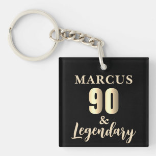 Porte-clefs 90 ans et légendaire Or 90e anniversaire