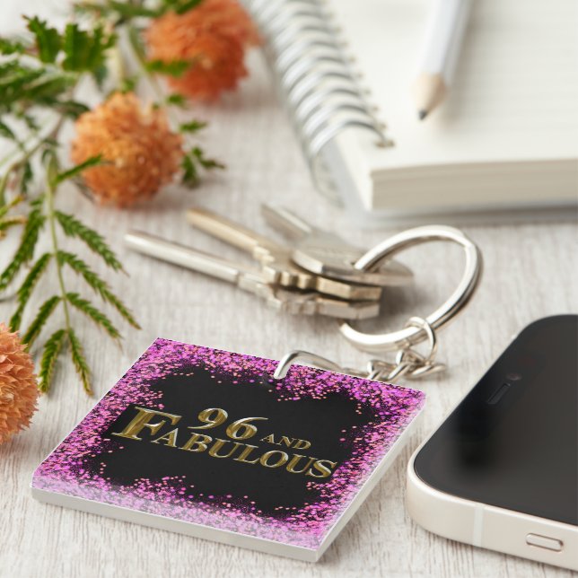 Porte-clefs 96e anniversaire  (Devant Droit)