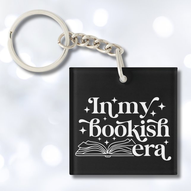Porte-clefs À mon Ère livresque Noir (Créateur téléchargé)