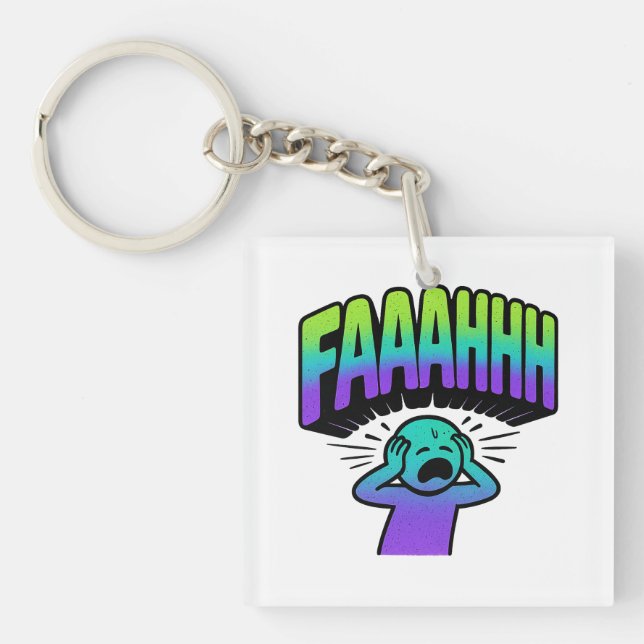 PORTE-CLEFS AAAAAAAHHH  (Devant)