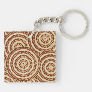 Porte-clefs Aboriginal Dot Painting