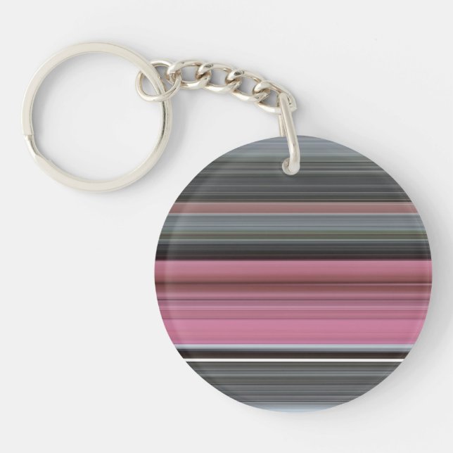 Porte-clefs Abstract #1: Rose et grey (Devant)