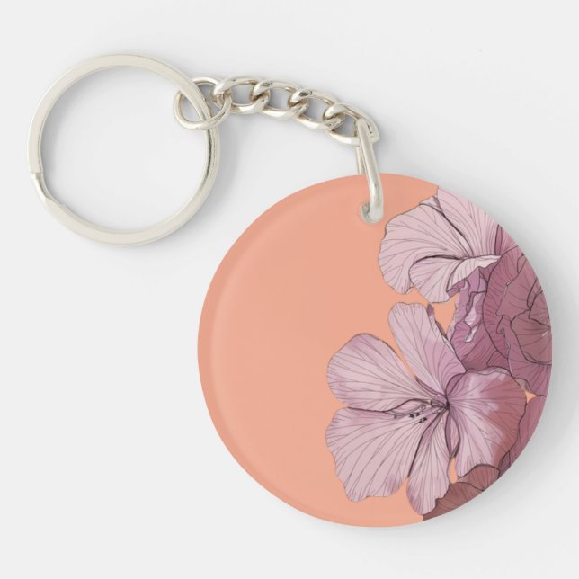Porte-clefs Abstract acrylic keychain (Devant)