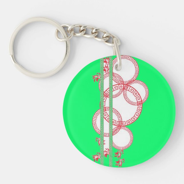 Porte-clefs Abstract acrylic keychain (Devant)