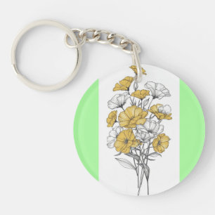 Porte-clefs Abstract acrylic keychain