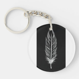 Porte-clefs Abstract acrylic keychain